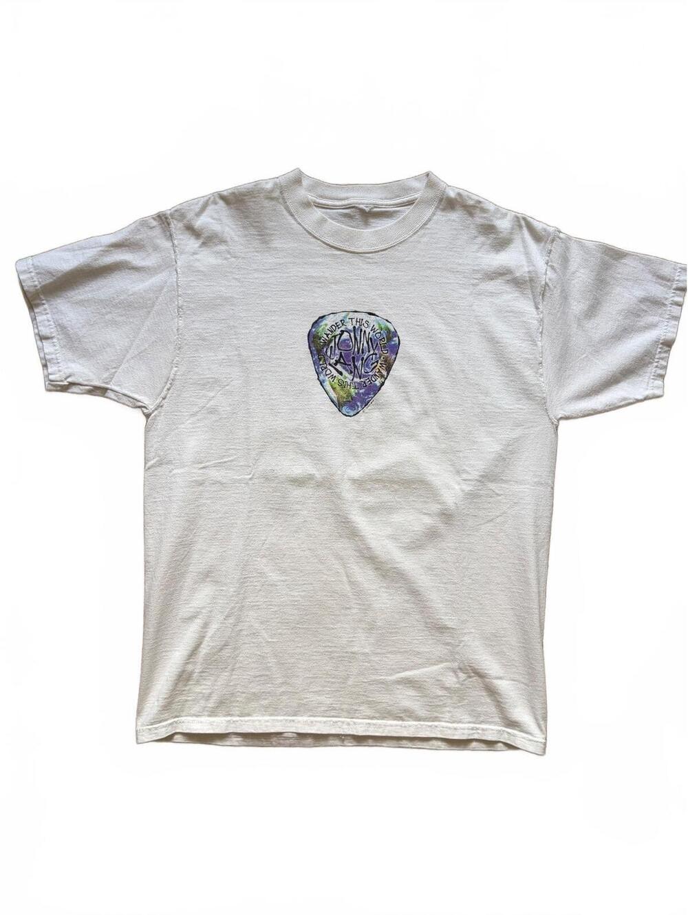 Vintage Jonny Lang Tour 2001 T-Shirt Unisex L White Graphic Concert Dates